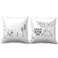 Love is Growing Old with You Couple Cushion