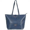 Womens Blue Shoulder Tote Bag (C608) by SGN Moments