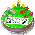 Happy New Year 2076 B.S White Forest Cake (1 Kg) from Chef’s Bakery