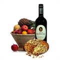 Masala Basket with Red Wine and Fruits 