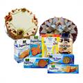 Sugarfree Package with Cake and Kaju Barfi