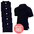 Navy Blue Polo Style T-shirts Package (Small)