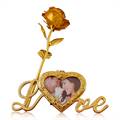 Love Golden Rose (with Frame)